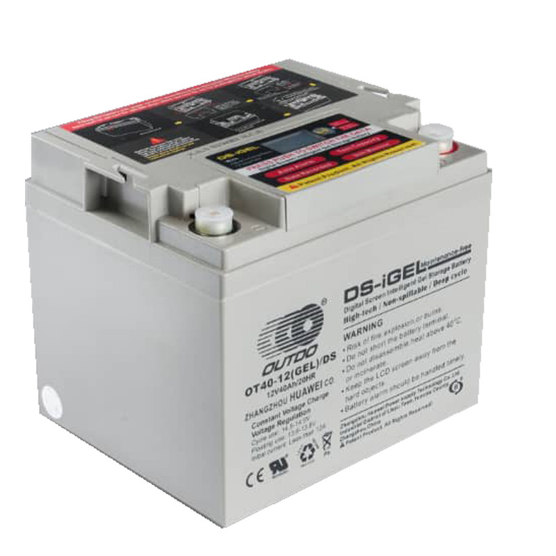 picture باتری صنعتی هوشمند 40 آمپر ساعت 12 ولت هوآوی مدل OT40-12 gel.DS