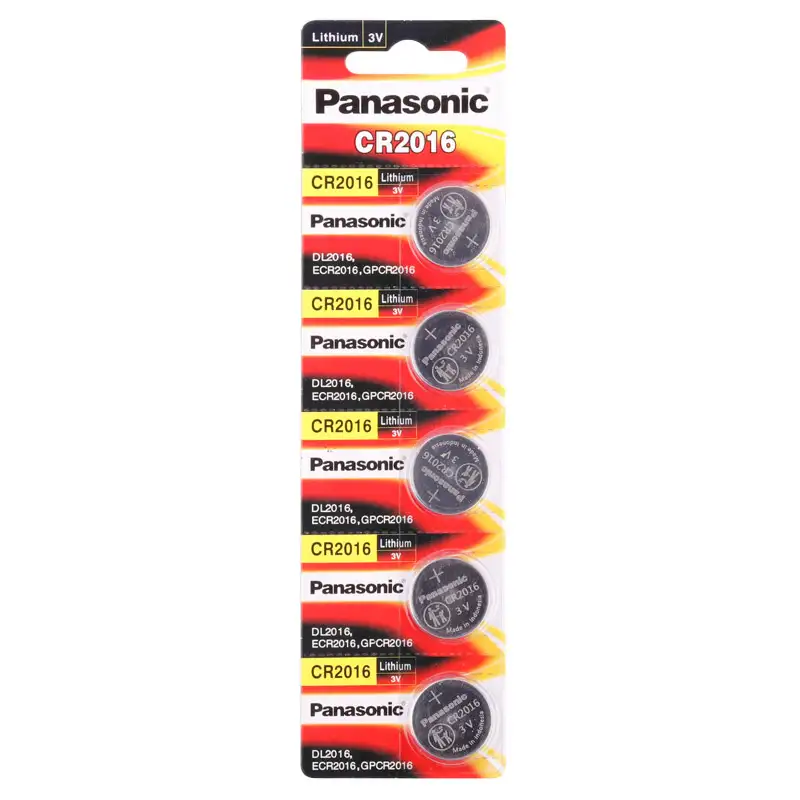 picture باتری سکه ای Panasonic CR2016 بسته ۵ عددی