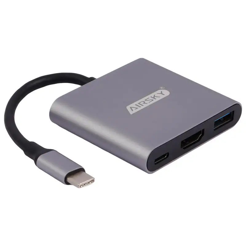 picture تبدیل Ifortech Airsky HC-04A Type-C to HDMI/USB3.0/Type-C