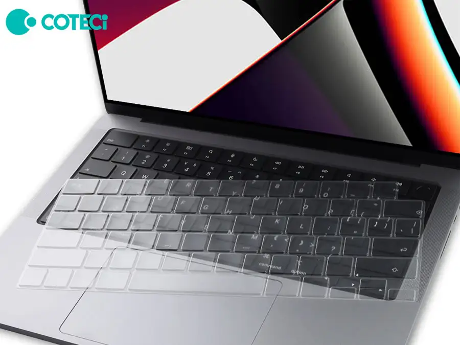 picture کاور صفحه کلید مک بوک ایر 13 اینچ 2020 کوتتسی Coteetci Keyboard skin Macbook Macbook Air 13‘’ MB1070