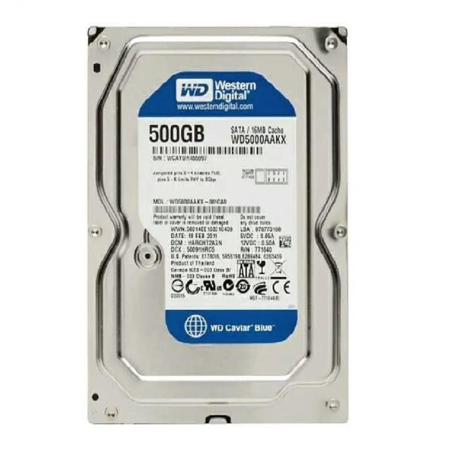 picture Western Digital WD5000AAKX Blue 500GB 16MB Cache Internal Hard Drive