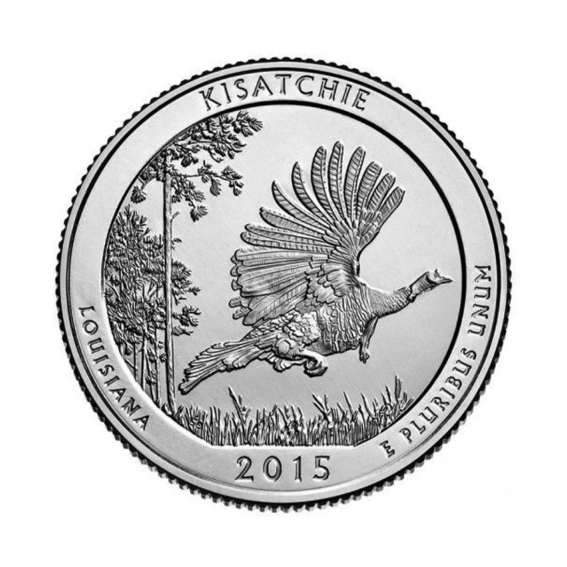 picture سکه تزیینی طرح کشور کانادا مدل یادبودی 25 سنت 2015 میلادی 