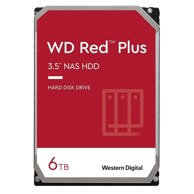 picture هارد دیسک اینترنال وسترن دیجیتال مدل RED PLUS WD60EFPX ظرفیت 6 ترابایت