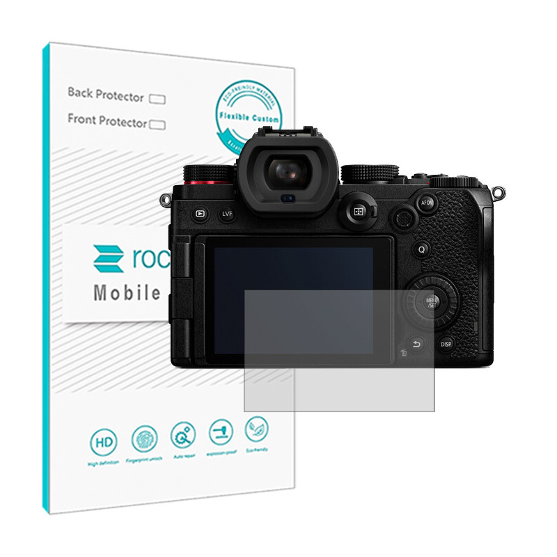 picture محافظ صفحه نمایش دوربین شفاف راک اسپیس مدل HyGEL مناسب برای دوربین عکاسی پاناسونیک Lumix S5