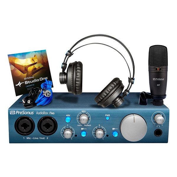پکیج کارت صدا استودیو پری‌سونوس مدل AudioBox iTwo Studio 3681878
