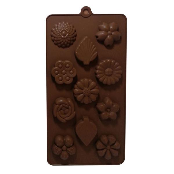 picture قالب شکلات مدل سیلیکونی طرح گل 