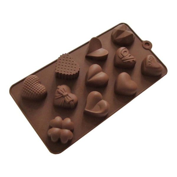 picture قالب شکلات مدل قلب فستيوال