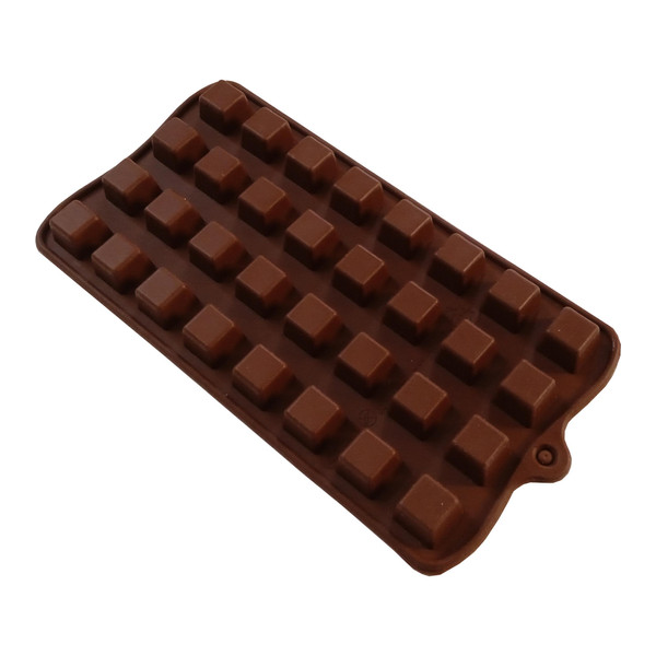 picture قالب شکلات مدل مكعبي ريز