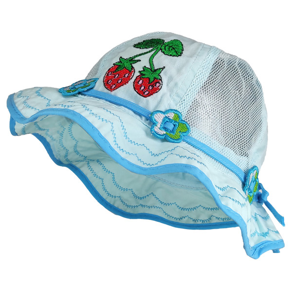کلاه آفتابگیر بچگانه طرح توت فرنگی مدل LU_2023 3757151