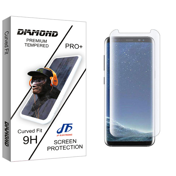 محافظ صفحه نمایش جی اف مدل Diamond UV مناسب برای گوشی موبایل سامسونگ Galaxy S8 Plus 3795300