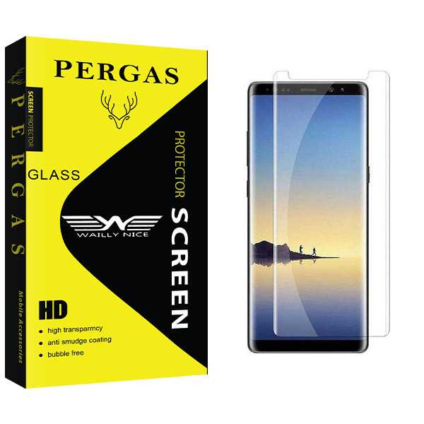 محافظ صفحه نمایش وایلی نایس مدل Pergas UV مناسب برای گوشی موبایل سامسونگ Galaxy Note 8 3797168