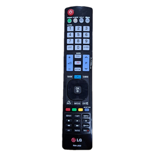 ریموت کنترل تلویزیون ال جی مدل LGL930 کد P98 3991075
