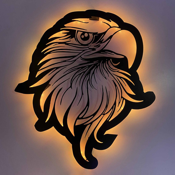 چراغ دیواری مدل عقاب ریموت دار 4175127