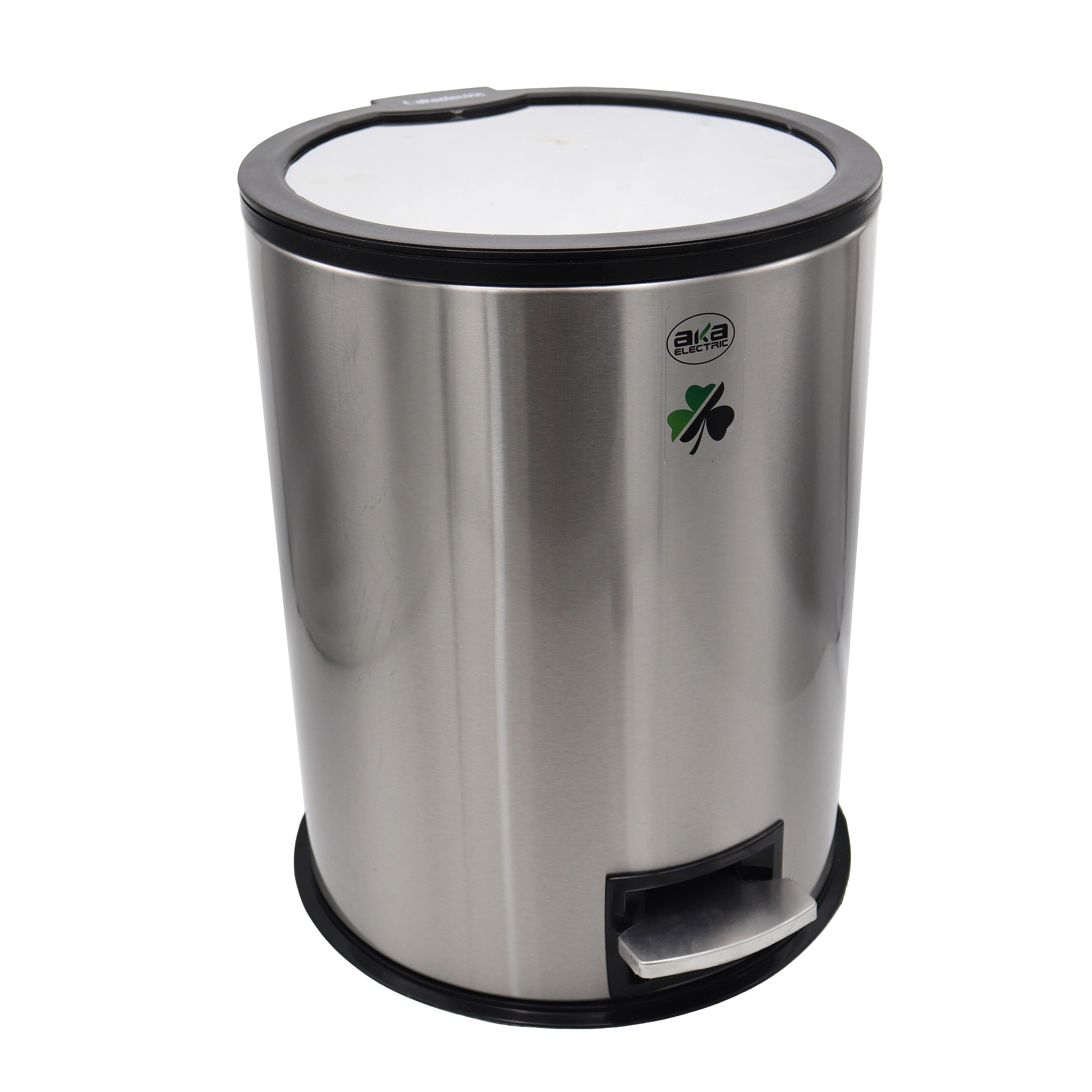 picture سطل زباله پدالی آکا الکتریک مدل آینه ای کد YP-ARAM BAND-015L ظرفیت 15 لیتری