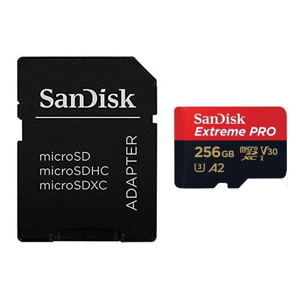 picture کارت حافظه SDSQXCU سن دیسک مدل Extreme Pro 4k استاندارد UHS-I سرعت 200MBps ظرفیت 256 گیگابایت