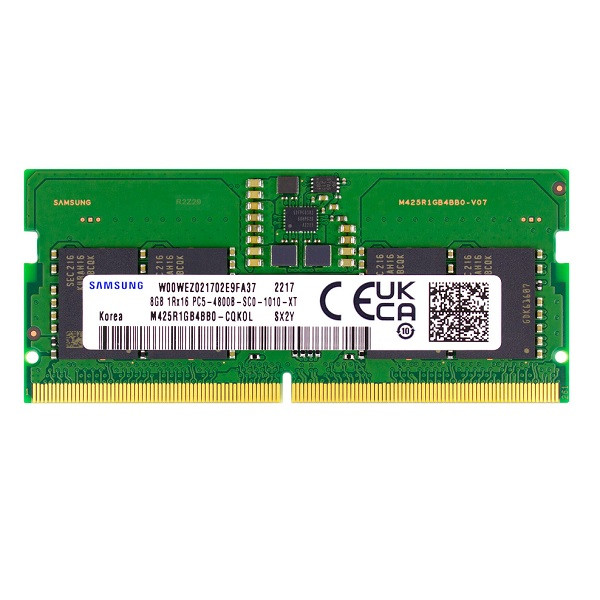 رم لپ تاپ DDR5 تک کاناله 4800 مگاهرتز CL40 سامسونگ مدل PC5-4800B-SCO ظرفیت 8 گیگابایت 4270555