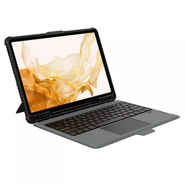 کیف کلاسوری کیبورد دار نیلکین مدل Bumper Combo Keyboard مناسب برای تبلت سامسونگ Galaxy Tab S8 Plus (S8+)/ S8 Plus 5G/ S7 FE/ S7 Plus 4312899