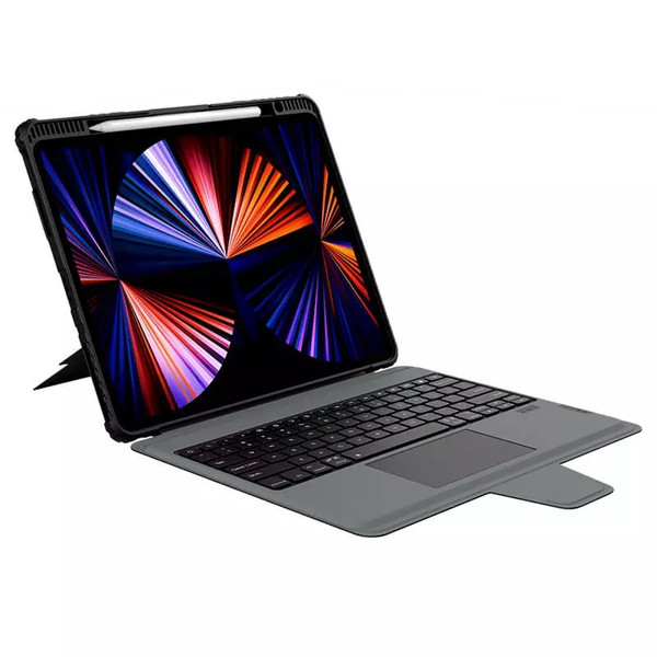 کیف کلاسوری کیبورد دار نیلکین مدل Bumper Combo مناسب برای تبلت اپل iPad Pro 12.9 2022/ iPad Pro 12.9 2021/ iPad Pro 12.9 2020 4316459