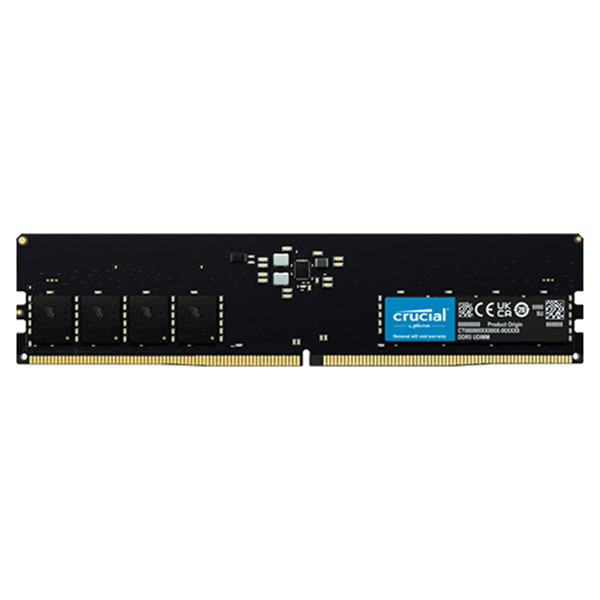 picture رم دسکتاپ DDR5 تک کاناله 4800 مگاهرتز CL40 کروشیال مدل UDIMM ظرفیت 32 گیگابایت