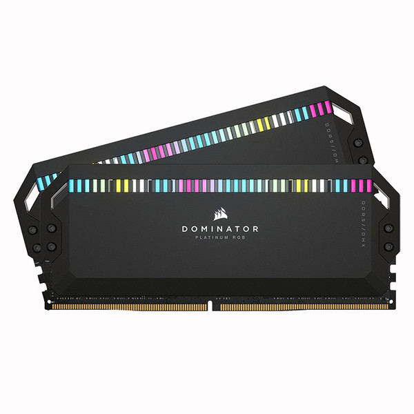 picture رم دسکتاپ DDR5 دو کاناله 5200 مگاهرتز CL40 کورسیر مدل Dominator Platinum RGB ظرفیت 64 گیگابایت