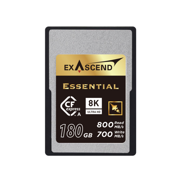 picture کارت حافظه ESSENTIAL اکساسند مدل CFexpress Type A کلاس 10 استاندارد UHS-I سرعت 800MBps ظرفیت 180 گیگابایت