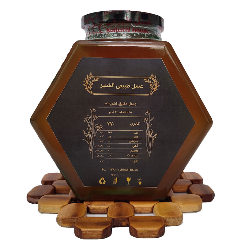picture عسل طبیعی گشنیز روشا - 600 گرم