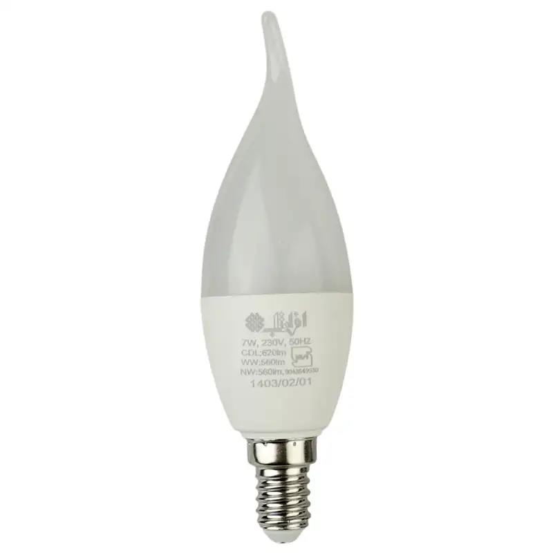 picture لامپ شمعی LED اشکی افراتاب Afratab AF-TC37-7W E14 7W