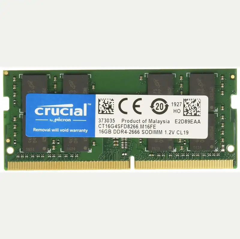 picture رم لپ تاپ کورشیال Crucial DDR4 16GB 2666MHz CL19