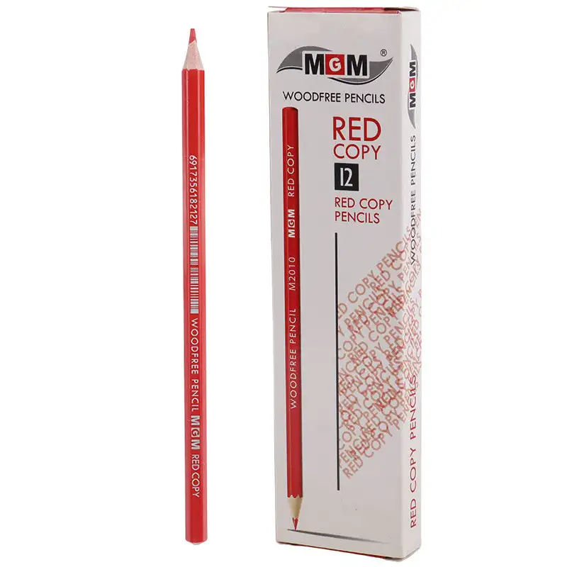 picture مداد قرمز ام جی ام MGM M2010 بسته 12 عددی