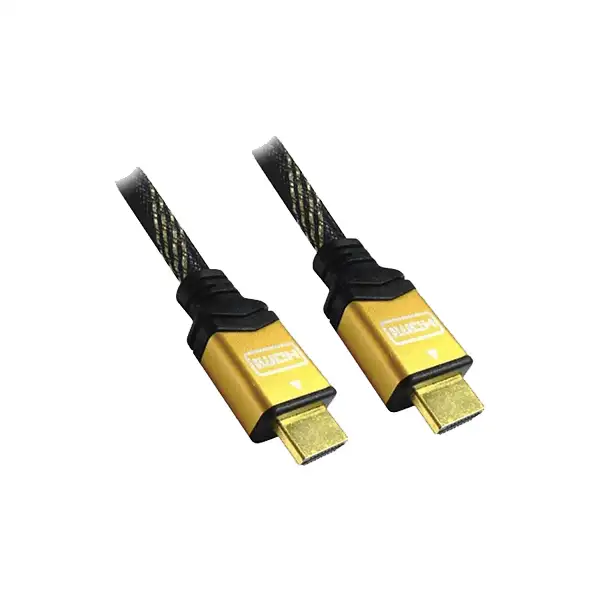 picture کابل HDMI سرپوش طلایی سه بعدی 3 متر فرانت مدل FN-HCB030