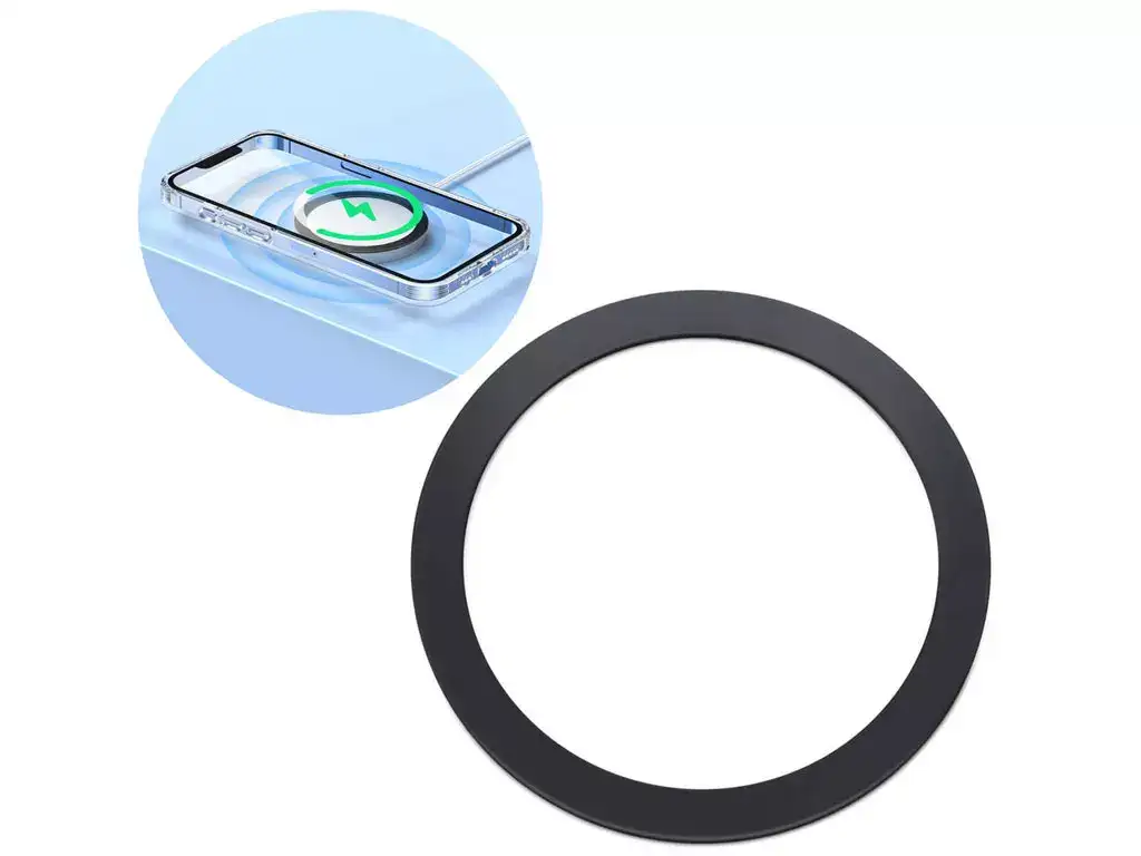 picture حلقه مغناطیسی فلزی یک عددی جویروم Joyroom metal magnetic ring for smartphone JR-Mag-M3