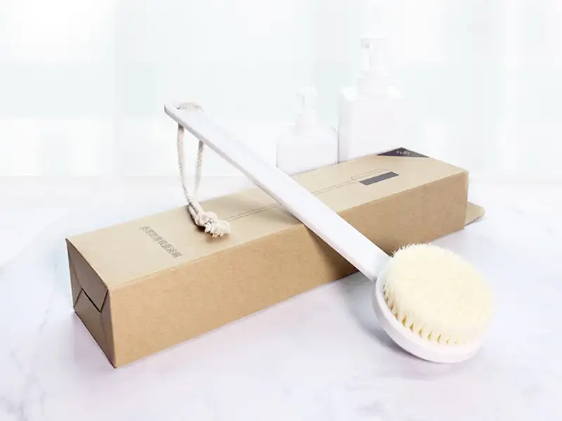 picture برس دوطرفه حمام شیائومی Xiaomi Quality Zero Double Sided Bath Brush Pumice Exfoliating Soft Brush