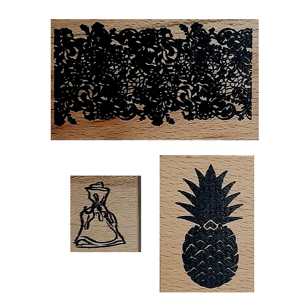 picture مهر مدل bag-guipure-pineapple مجموعه  3 عددی