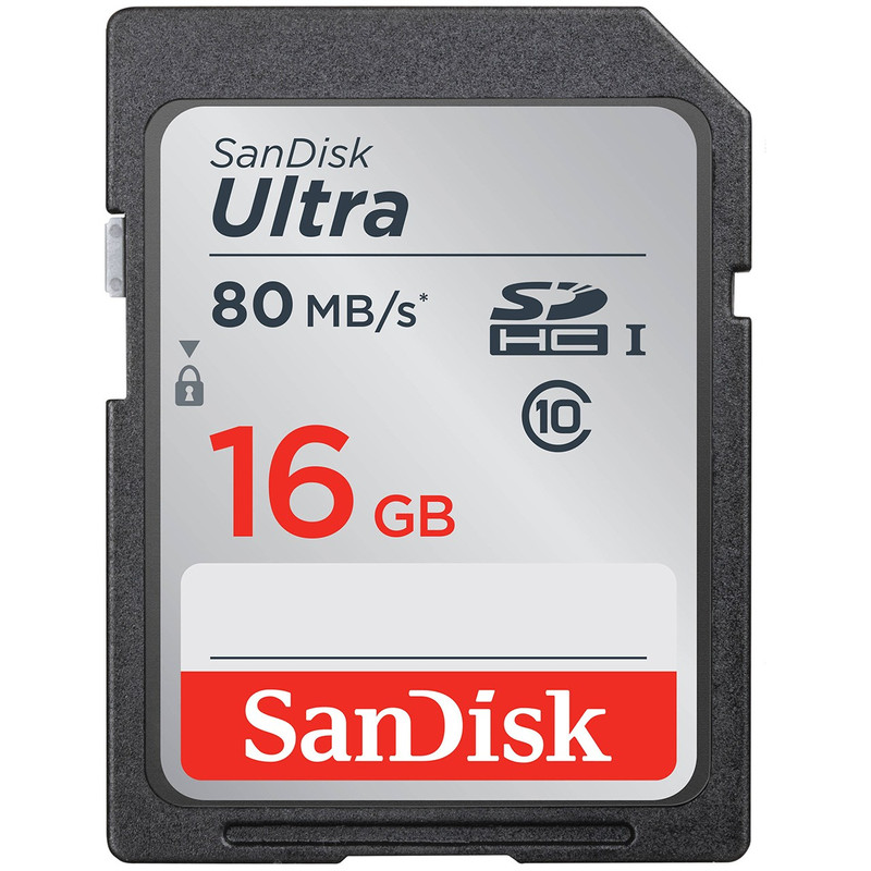 picture کارت حافظه SDHC سن دیسک مدل Ultra کلاس 10 استاندارد UHS-I U1 سرعت 533X 80MBps ظرفیت 16 گیگابایت
