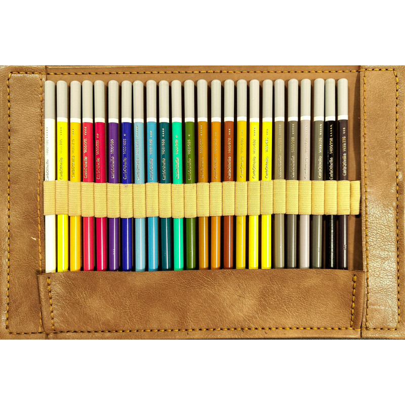picture پاستل مدادی 24 رنگ استابیلو مدل CarbOthello چرمی