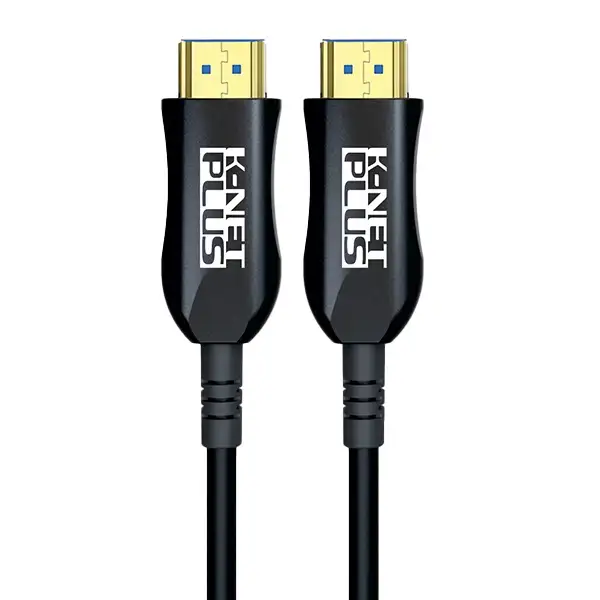 picture کابل HDMI v2.0 فیبر نوری کی نت پلاس مدل-KP-CHAOC800طول 80متر