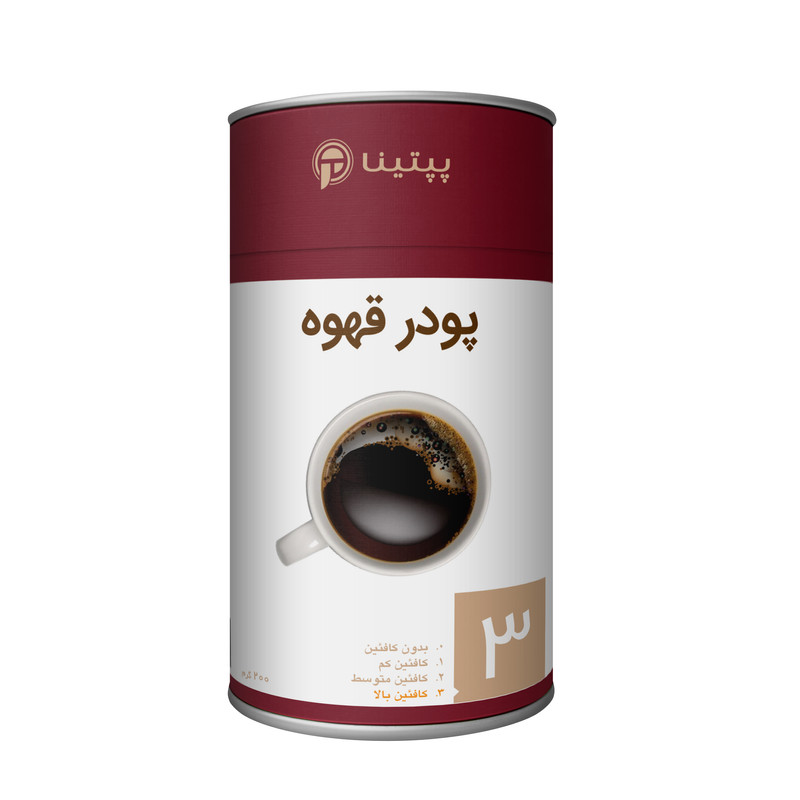 picture قهوه اسپرسو 40 درصد عربیکا 60 درصد روبوستا شماره 3 پپتینا - 200 گرم