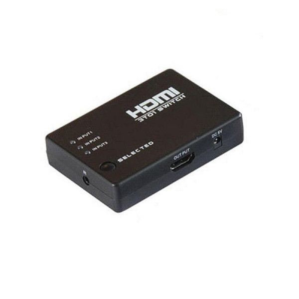 picture هاب سوئیچ 3 پورت HDMI با ریموت مدل 4K