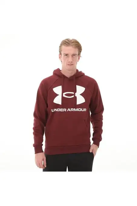 picture سوییشرت و هودی آندر ارمور با کد 407303167 ( A1357093-690-690 Ua Rival Fleece Big Logo Hd Erkek Sweatshirt Bordo )