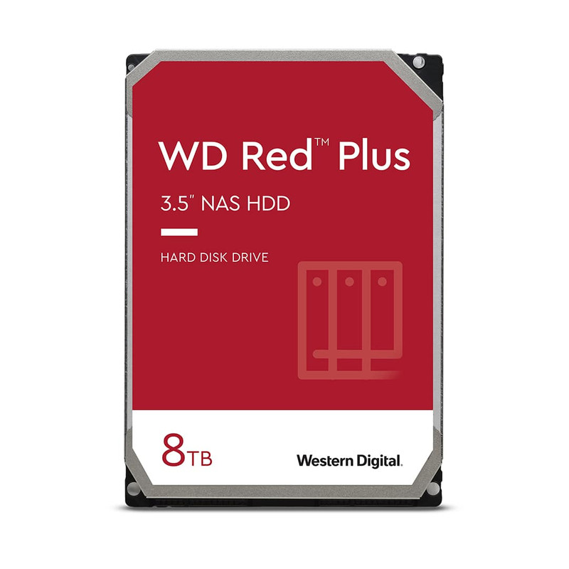 picture هارد دیسک اینترنال وسترن دیجیتال مدل RED PLUS WD80EFBX ظرفیت 8 ترابایت