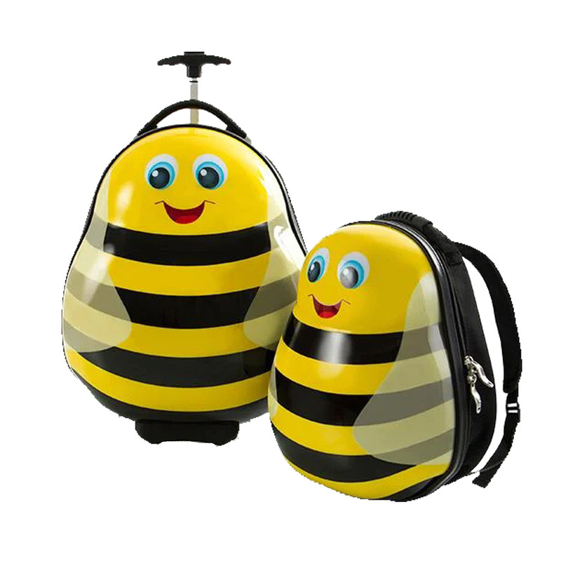 picture ست چمدان وکوله پشتی  کودک هیس مدل TRAVEL TOTS BUMBLE BEE