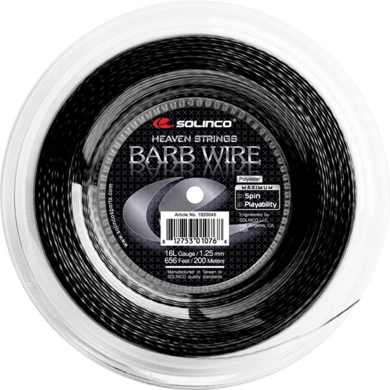 picture زه راکت سولینکو مدل BARB WIRE- Spin - playability
