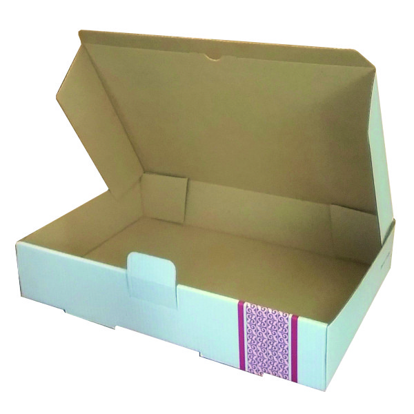 picture جعبه بسته بندی مدل غذای بیرون بر دو پرسی رنگی کد G2 بسته 25 عددی