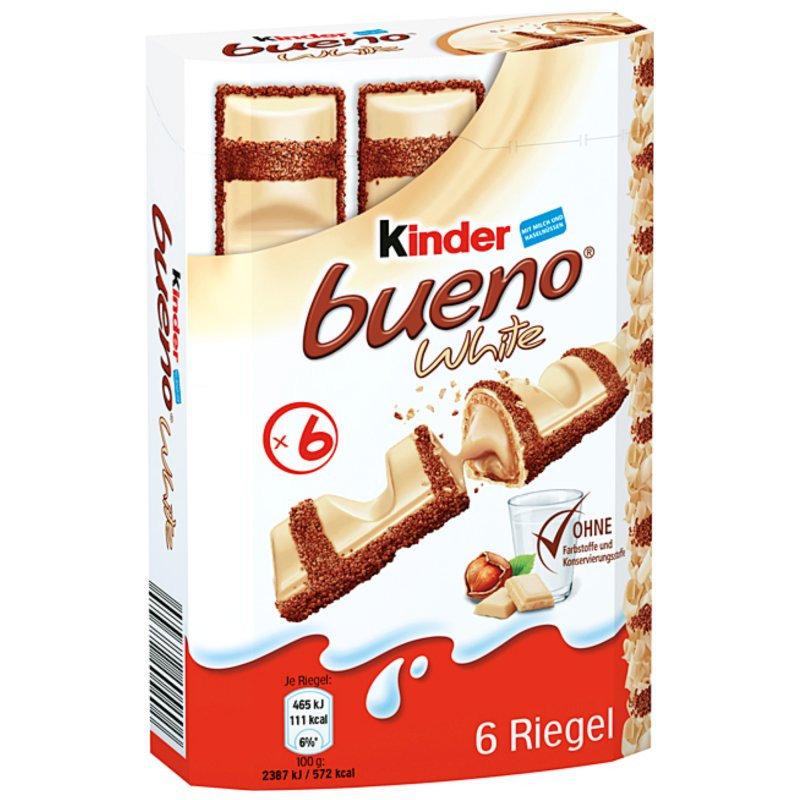 picture شکلات بوینو با روکش شکلات سفید کیندر بسته 6 عددی