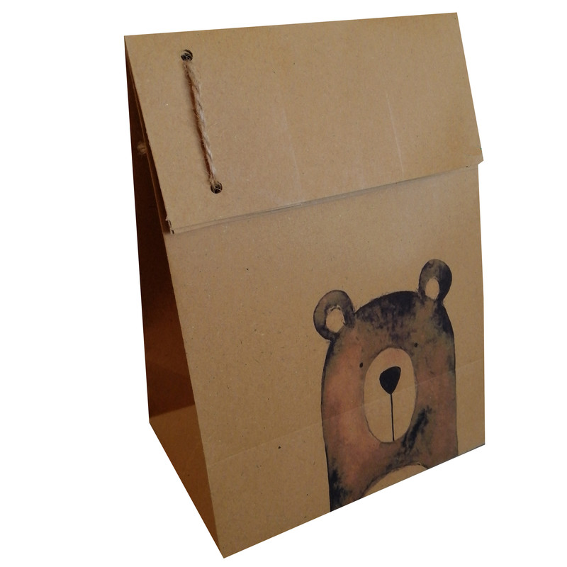 picture پاکت هدیه مدل خرس بازی