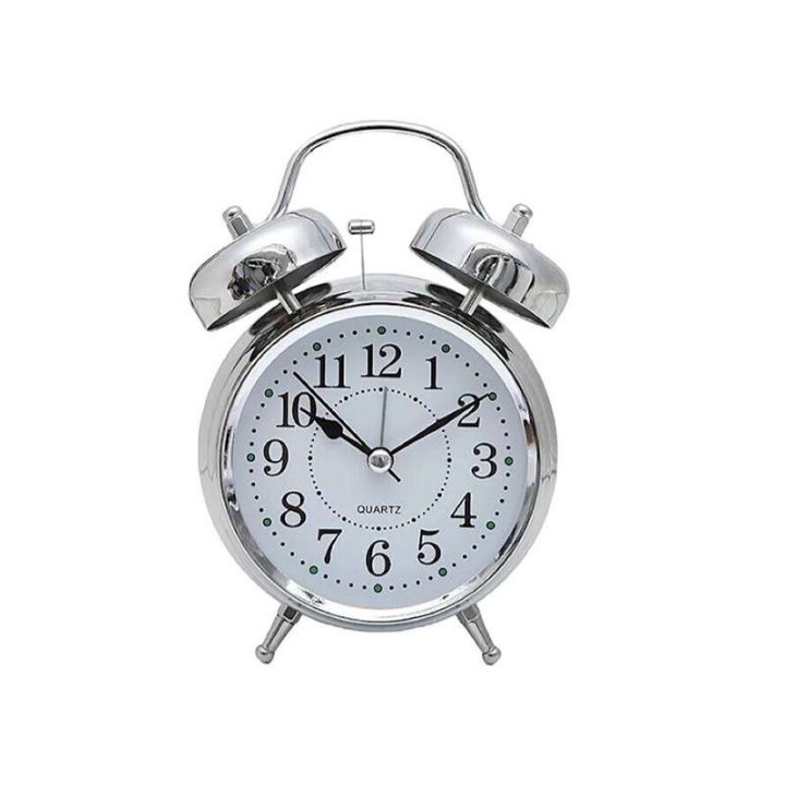 picture ساعت رومیزی مدل زنگ دار فلزی کد 002