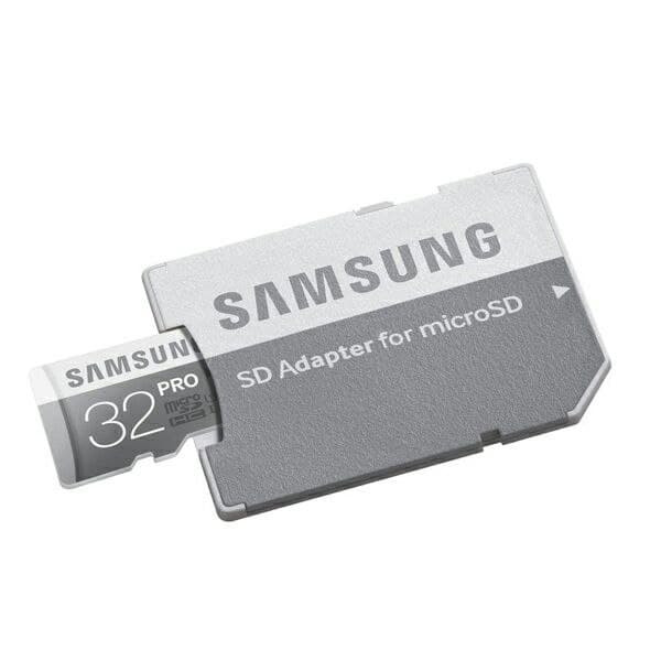picture کارت حافظه microSDXC سامسونگ مدل Pro کلاس 10 استاندارد UHS-I سرعت 90MBps  ظرفیت 32 گیگابایت به  همراه آداپتور SD