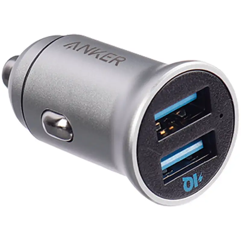 picture شارژر فندکی فست شارژ Anker PowerDrive 2 ALLOY A2727H42 2.4A 12W
