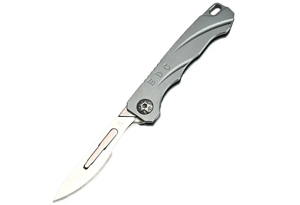 picture مینی چاقوی تاشو تیز قابل اتصال به جاکلیدی Mini folding knife sharp paper knife
