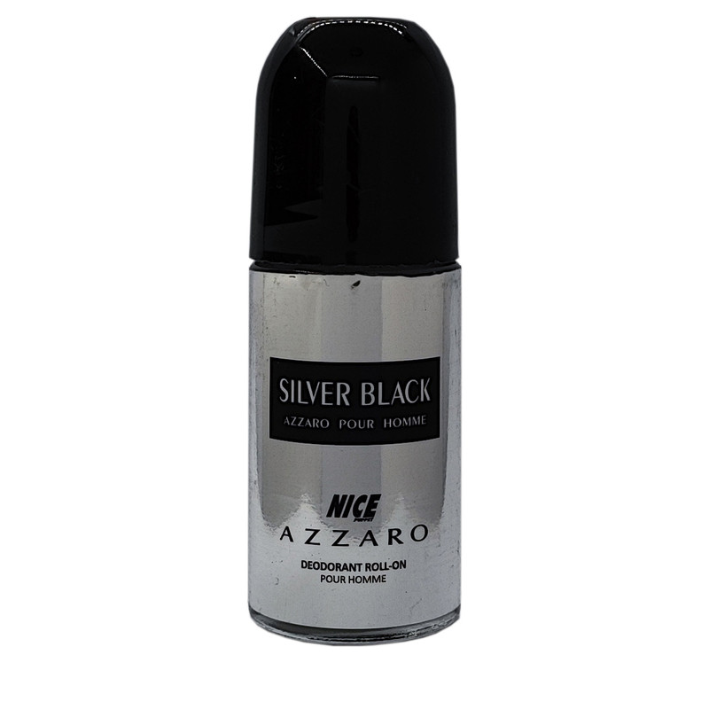 picture رول ضد تعریق مردانه نایس پاپت مدل Azzaro silver black حجم 60 میلی لیتر